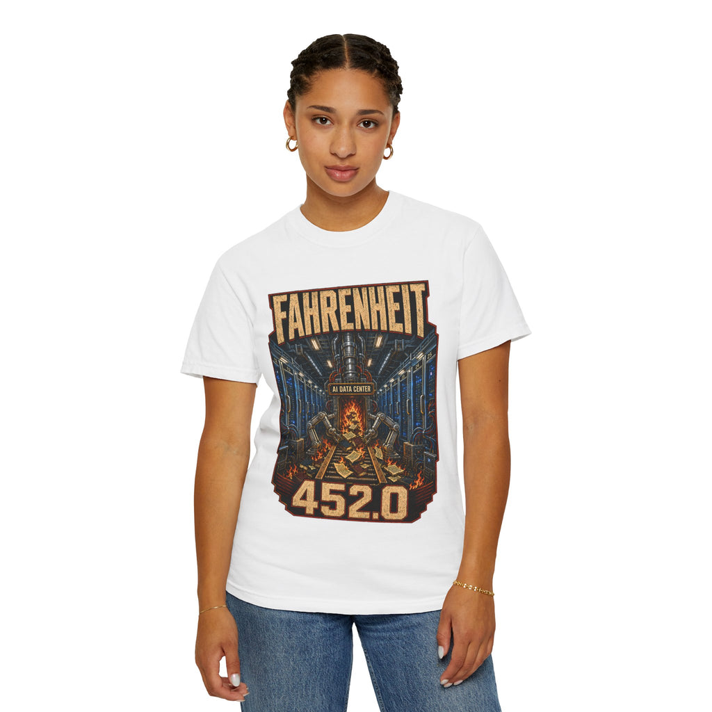 Fahrenheit 452.0 Premium T-Shirt — The Data Center Is Burning