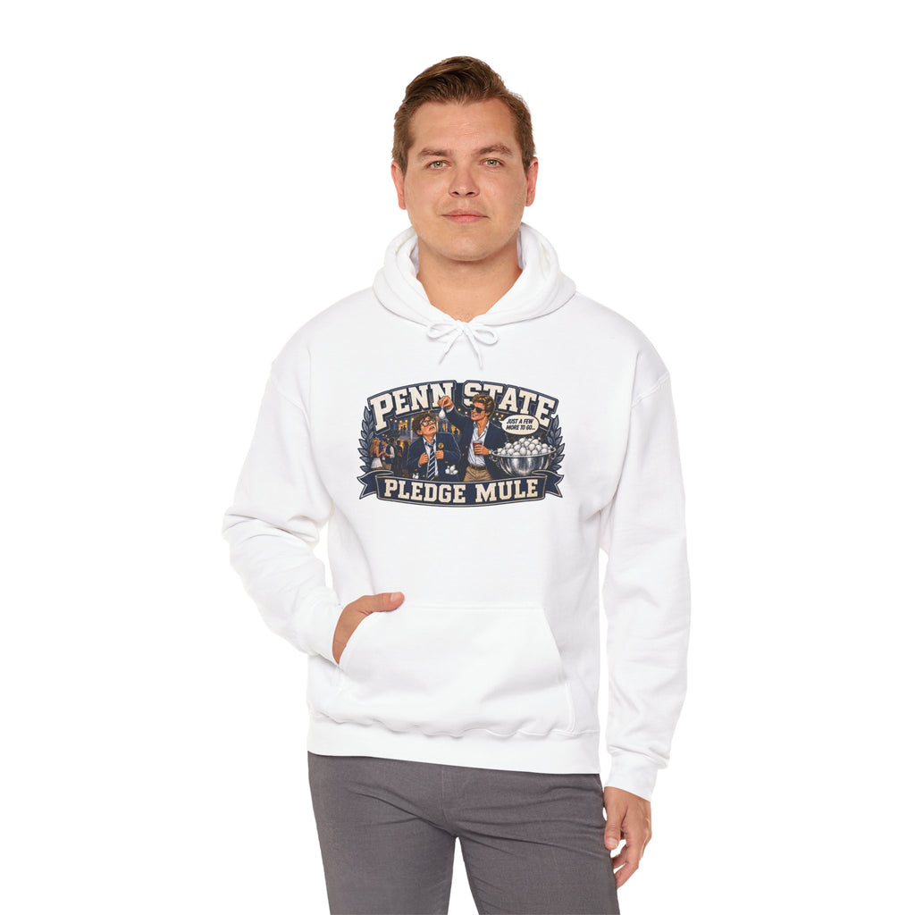 Penn State Pledge Mule Hoodie - Collegiate Vintage Crewneck for Alumni & Students