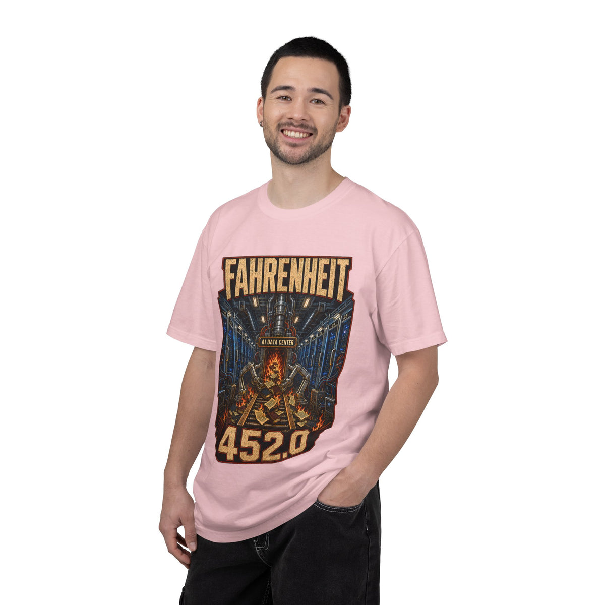 Fahrenheit 452.0 Premium T-Shirt — The Data Center Is Burning