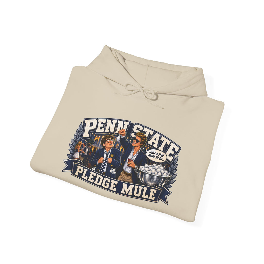 Penn State Pledge Mule Hoodie - Collegiate Vintage Crewneck for Alumni & Students
