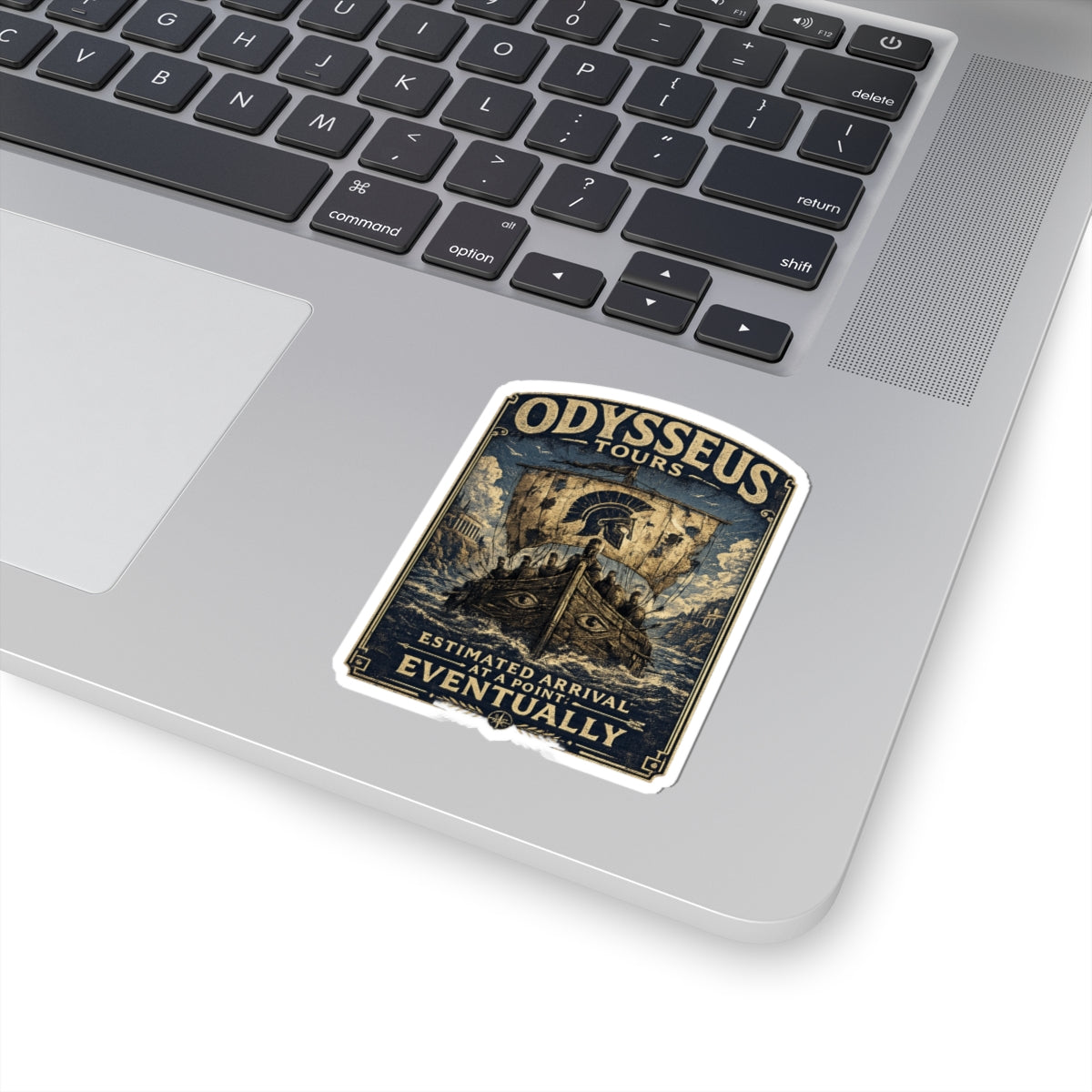 Odysseus Tours Sticker — Estimated Arrival: Eventually
