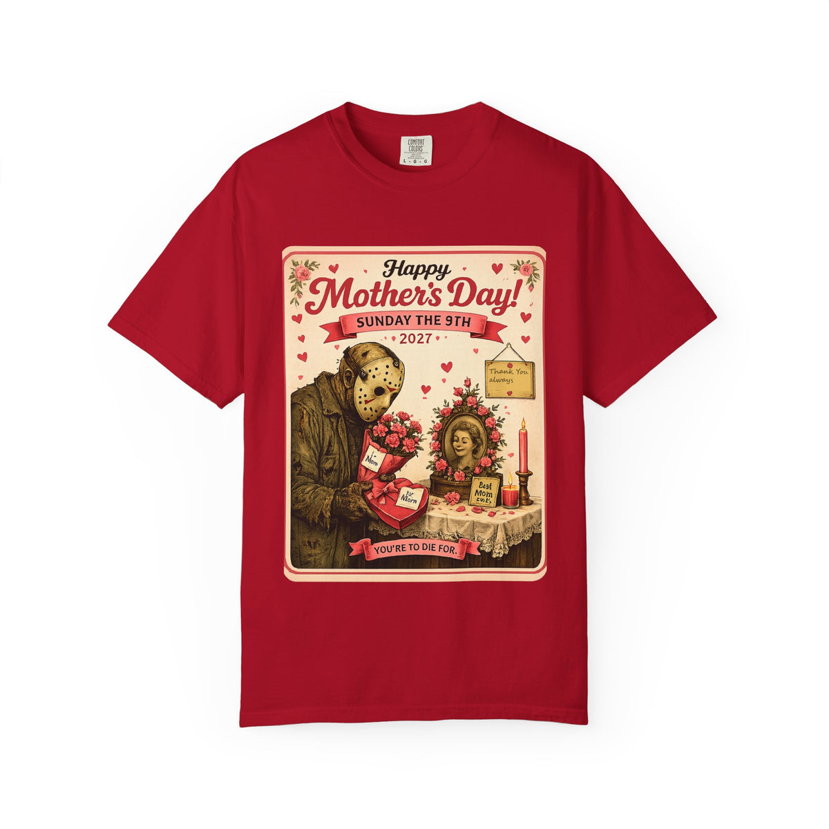 Mother’s Day Horror Premium T-Shirt — Sunday the 9th, 2027