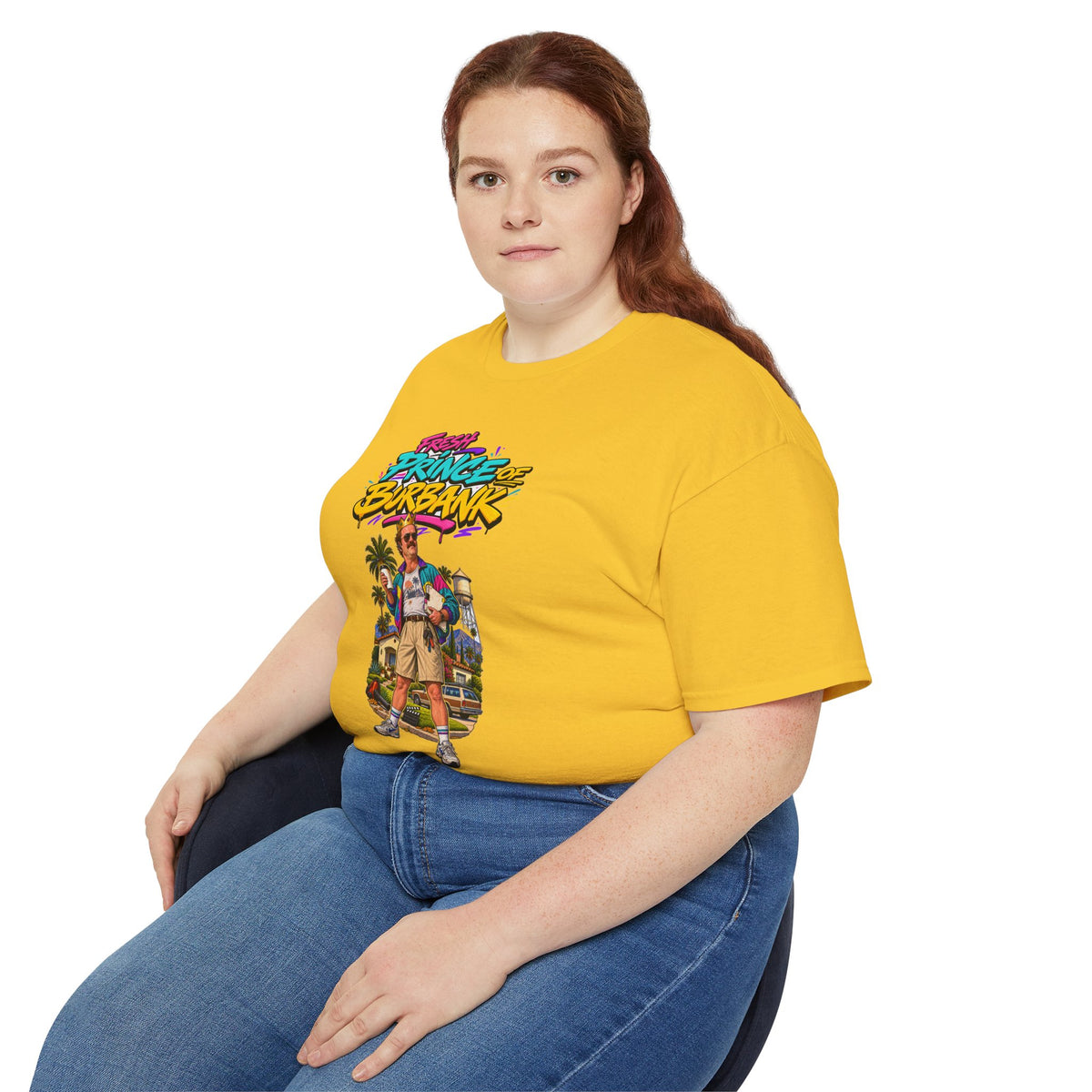 Fresh Prince of Burbank Graphic Tee — Retro 90s Cartoon Streetwear