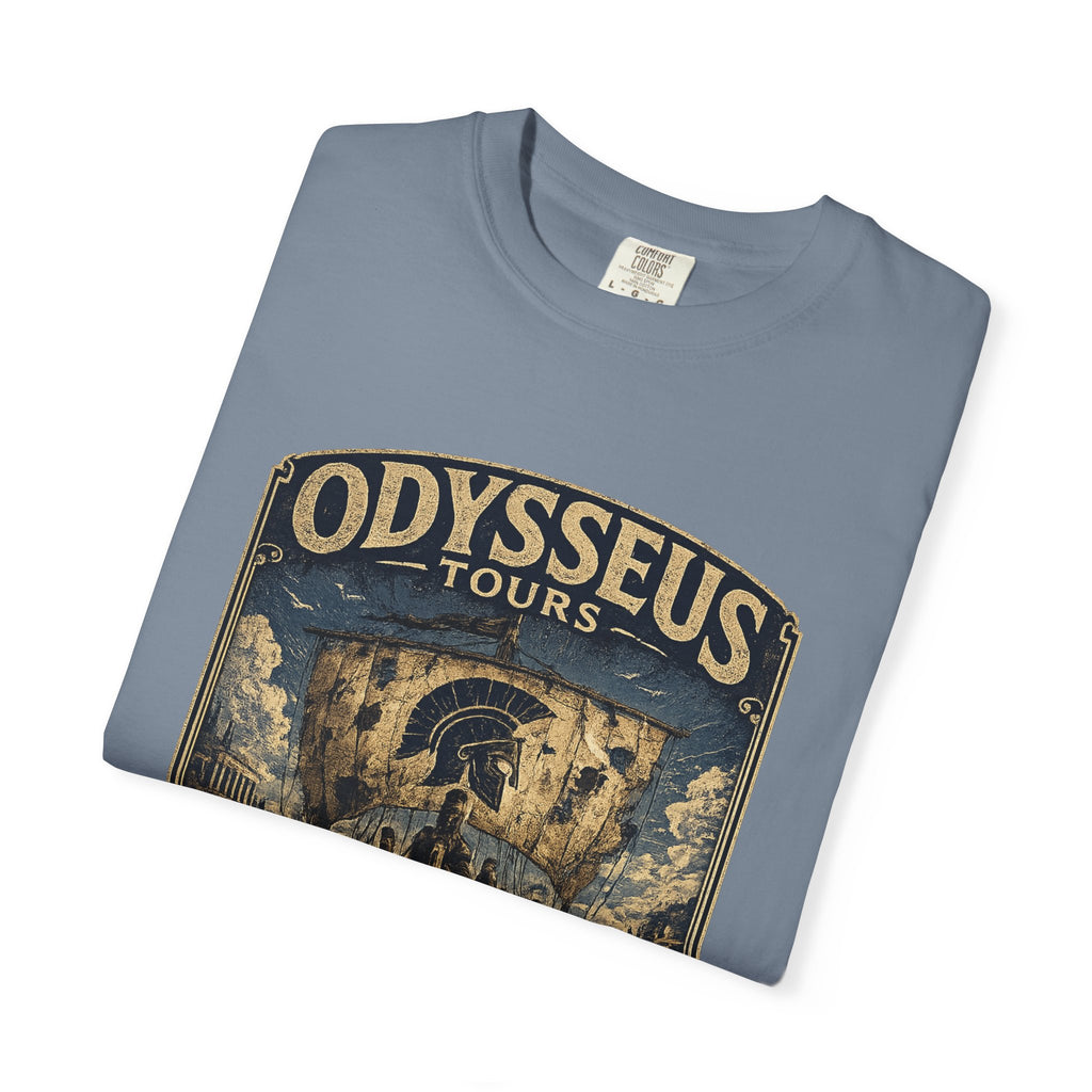 Odysseus Tours Premium T-Shirt — Estimated Arrival: Eventually
