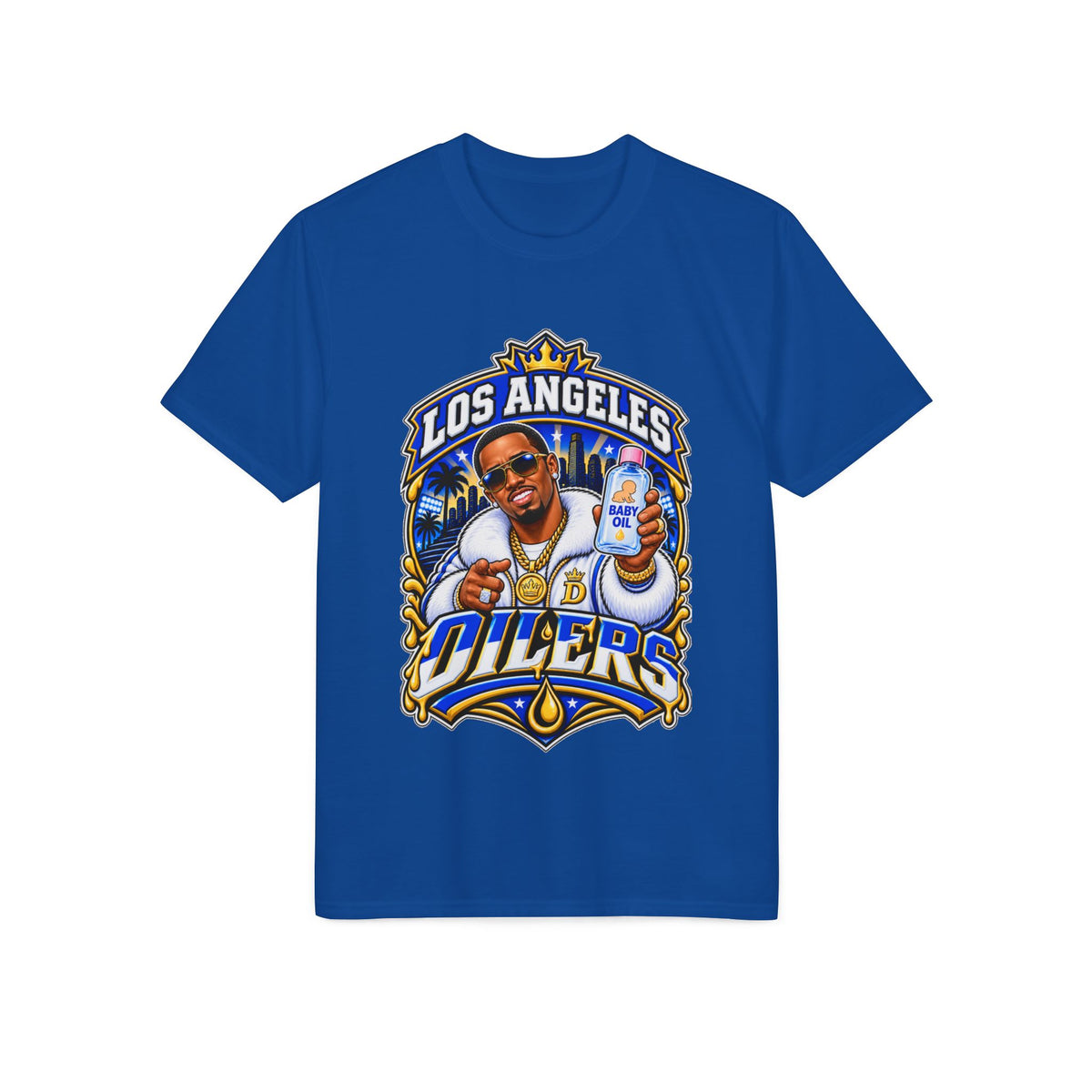 Los Angeles Oilers Premium T-Shirt — Vintage Team Logo