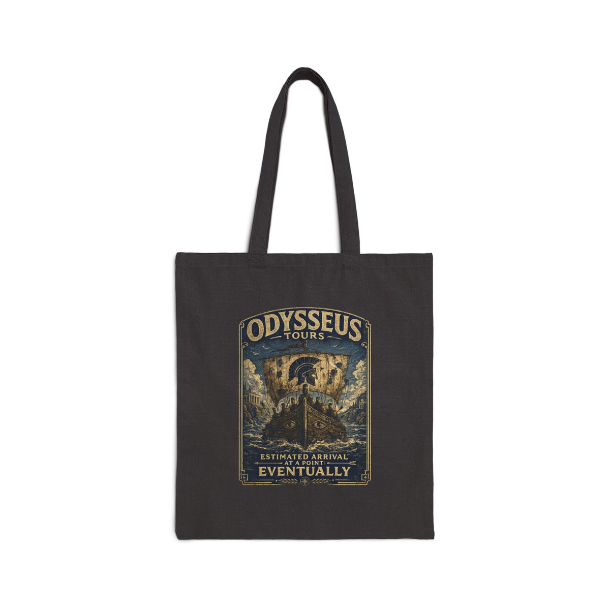 Odysseus Tours Canvas Tote — Estimated Arrival: Eventually