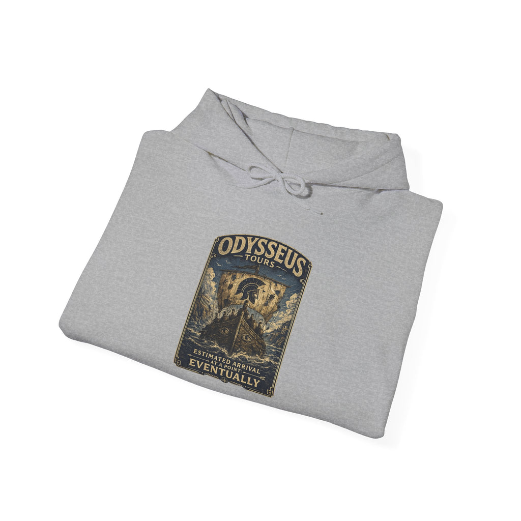 Odysseus Tours Hoodie — Estimated Arrival: Eventually