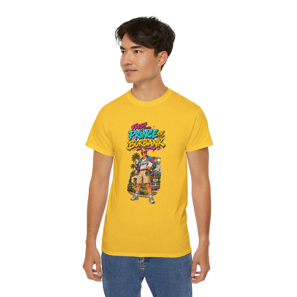 Fresh Prince of Burbank Graphic Tee — Retro 90s Cartoon Streetwear