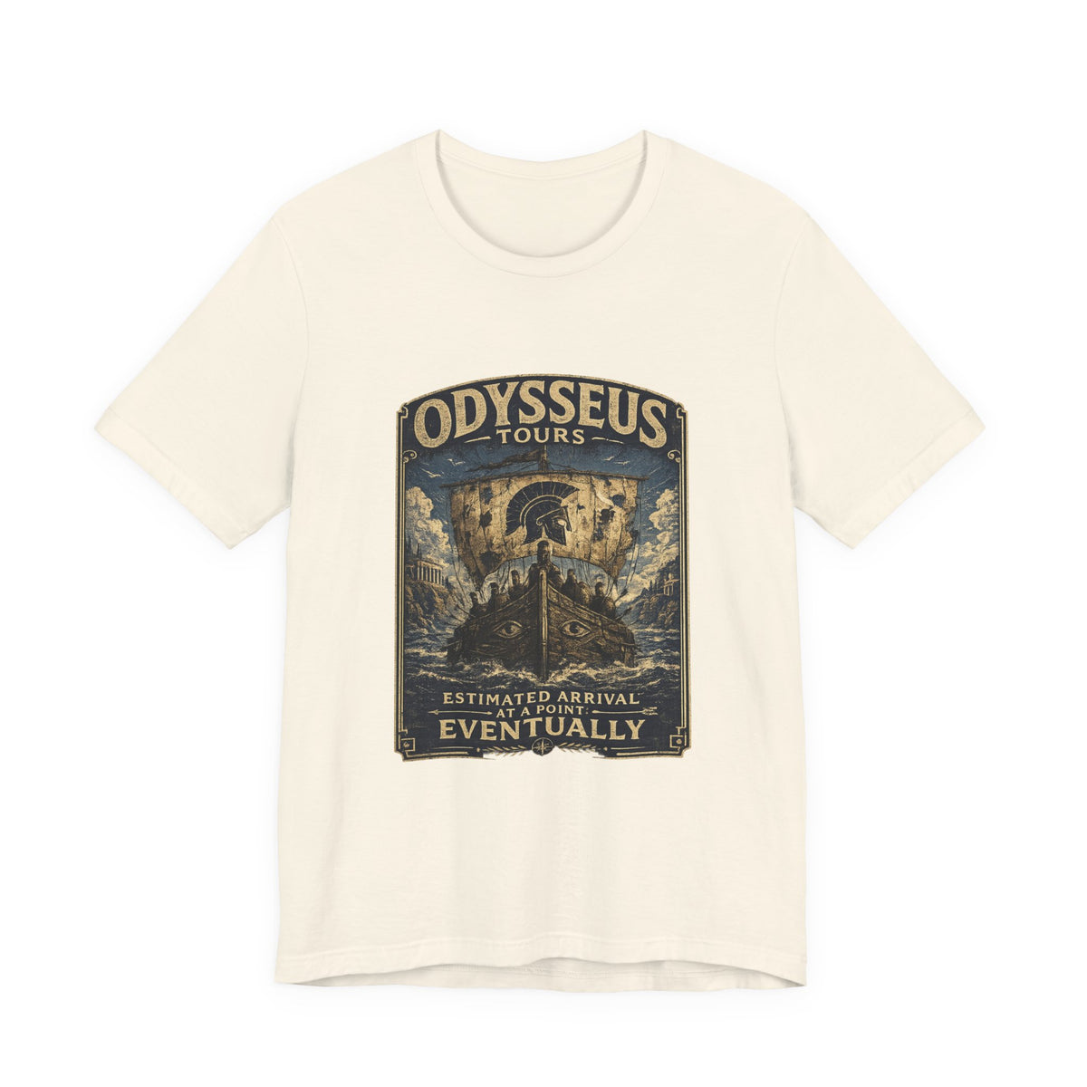 Odysseus Tours Lightweight T-Shirt — Estimated Arrival: Eventually