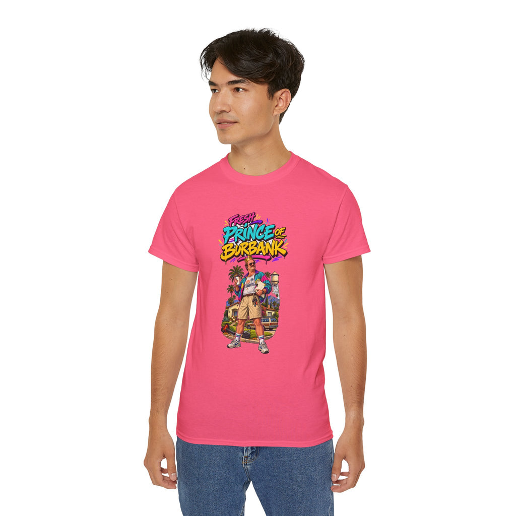 Fresh Prince of Burbank Graphic Tee — Retro 90s Cartoon Streetwear