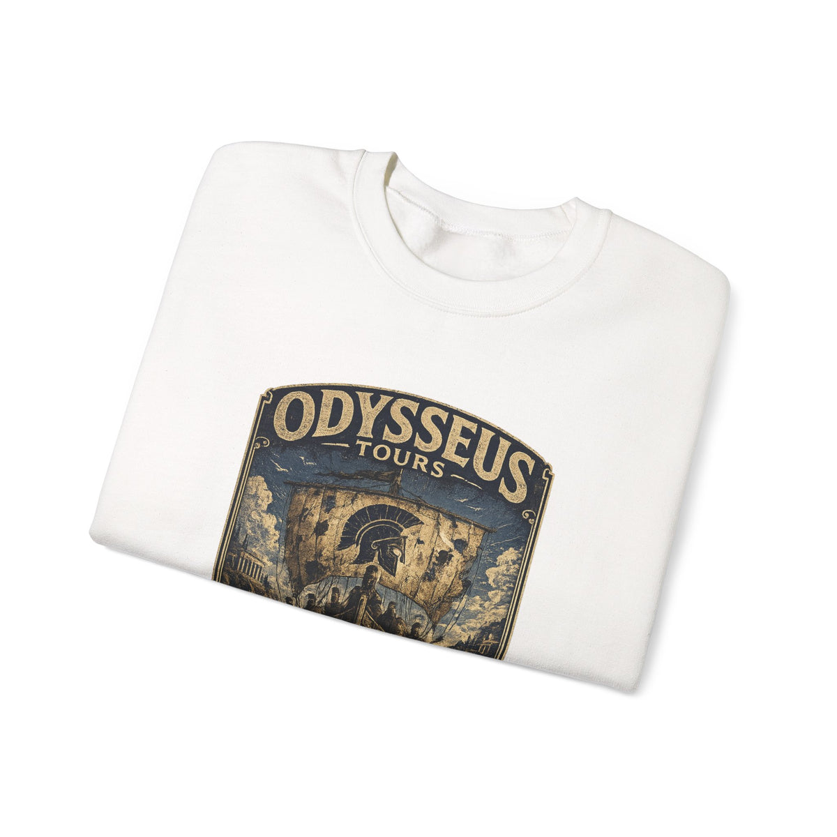 Odysseus Tours Sweatshirt — Estimated Arrival: Eventually