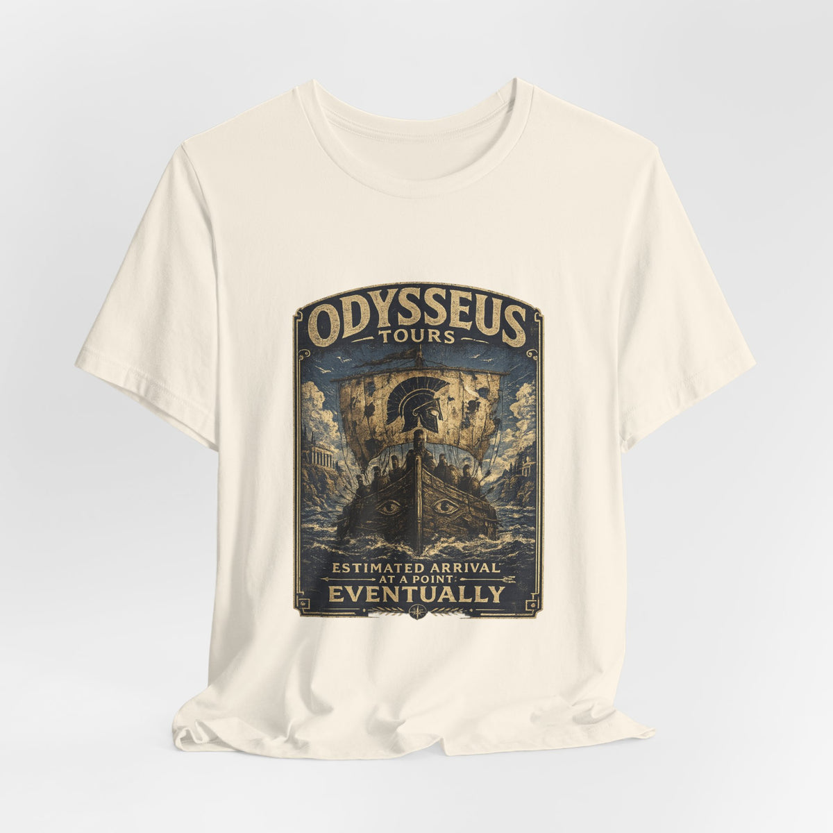 Odysseus Tours Lightweight T-Shirt — Estimated Arrival: Eventually