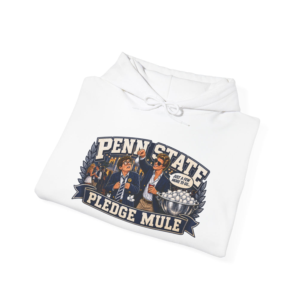 Penn State Pledge Mule Hoodie - Collegiate Vintage Crewneck for Alumni & Students
