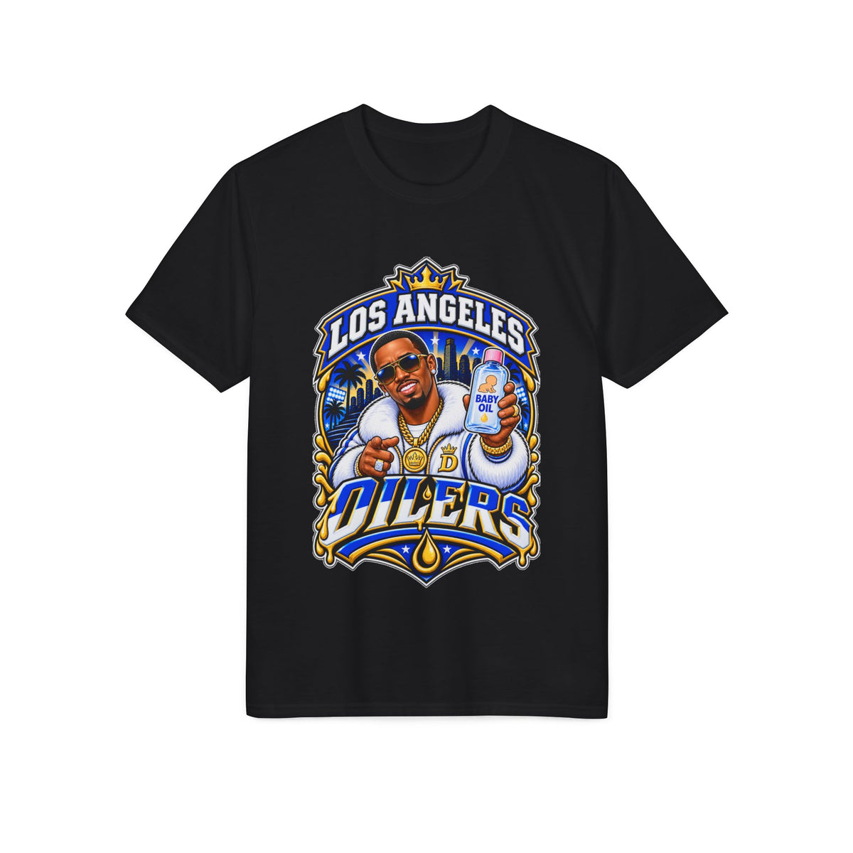 Los Angeles Oilers Premium T-Shirt — Vintage Team Logo
