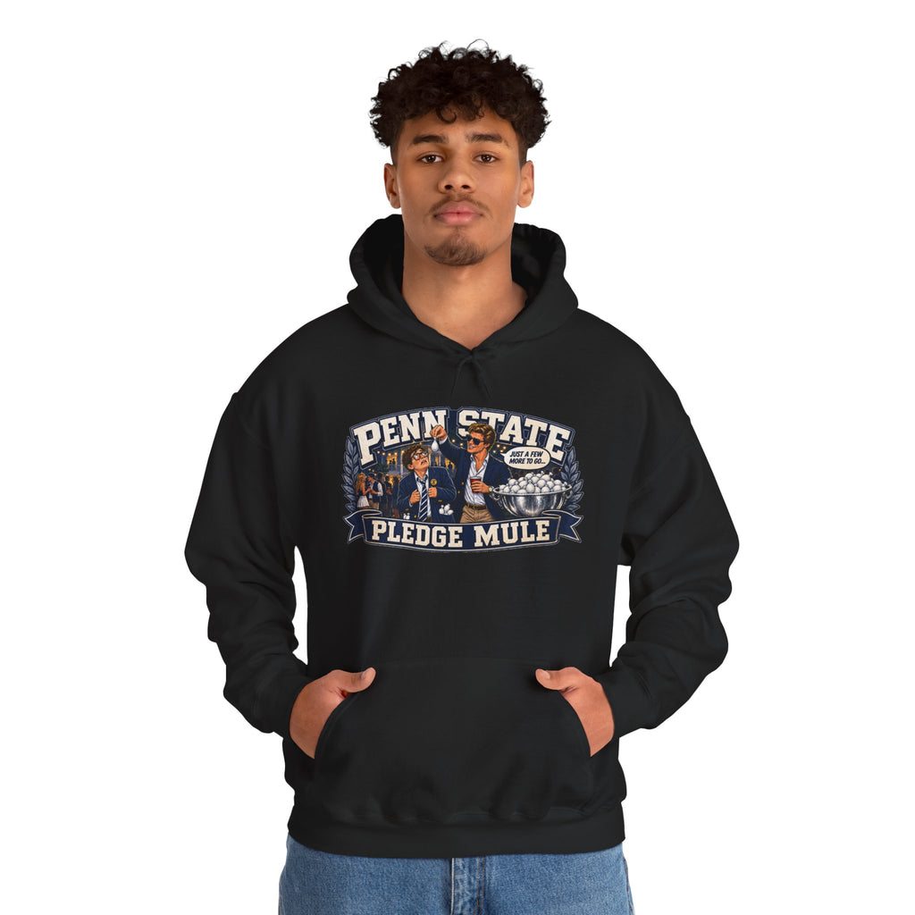 Penn State Pledge Mule Hoodie - Collegiate Vintage Crewneck for Alumni & Students