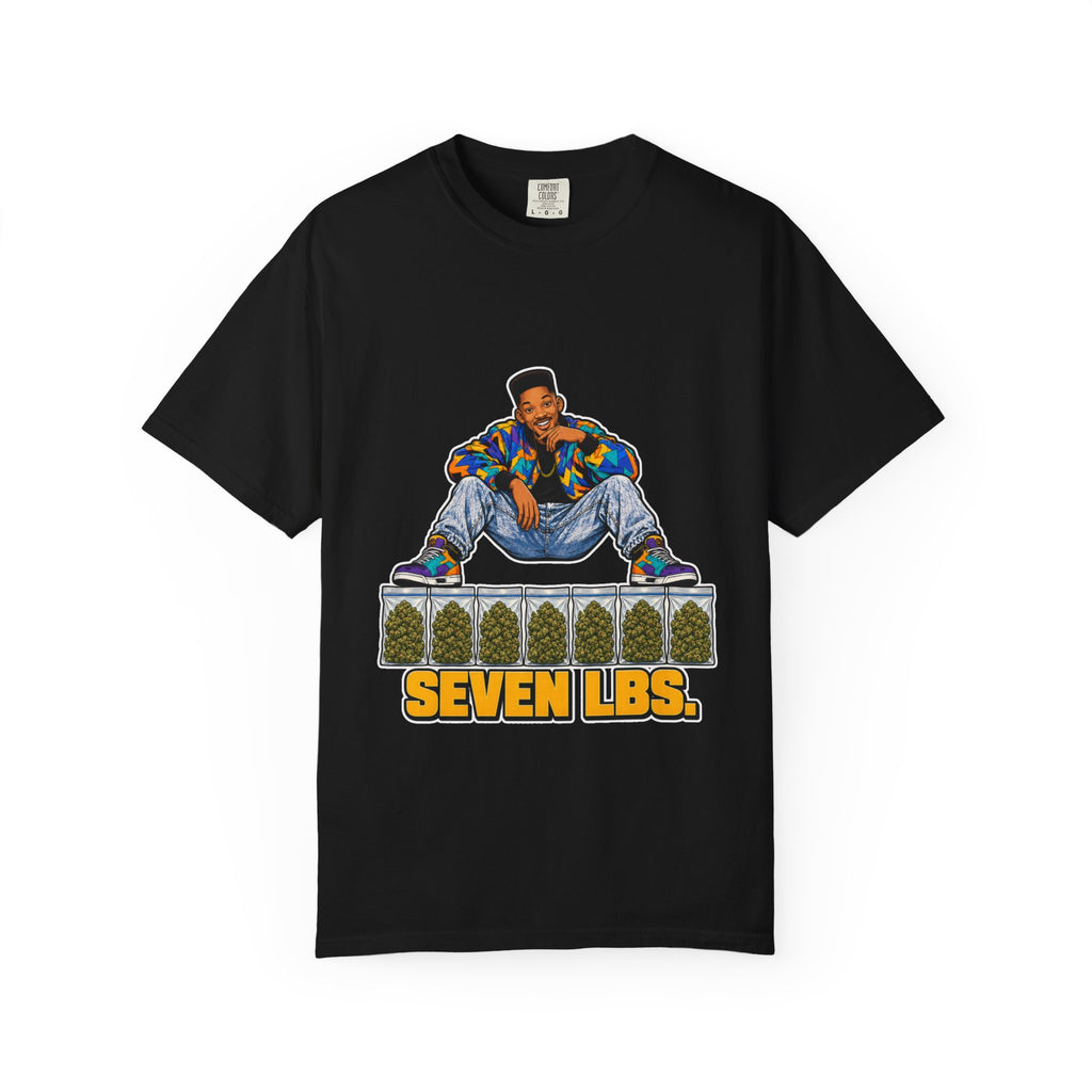Seven Lbs. Premium T-Shirt — 90s Cannabis Parody