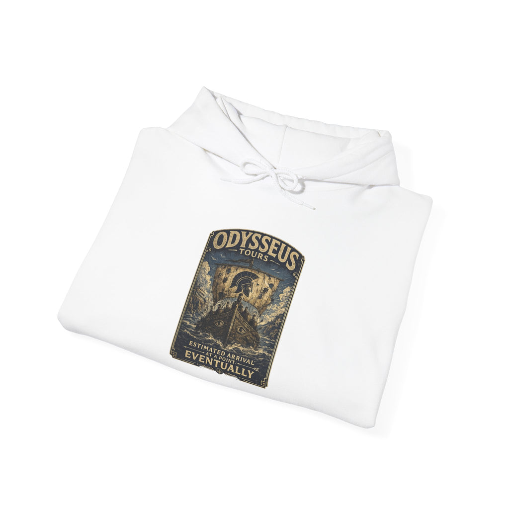 Odysseus Tours Hoodie — Estimated Arrival: Eventually