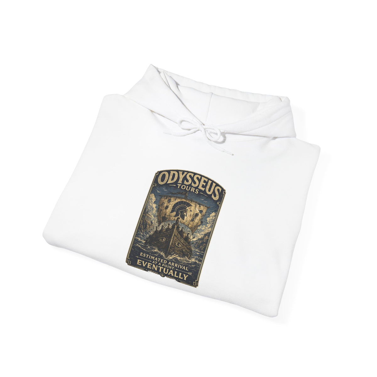 Odysseus Tours Hoodie — Estimated Arrival: Eventually